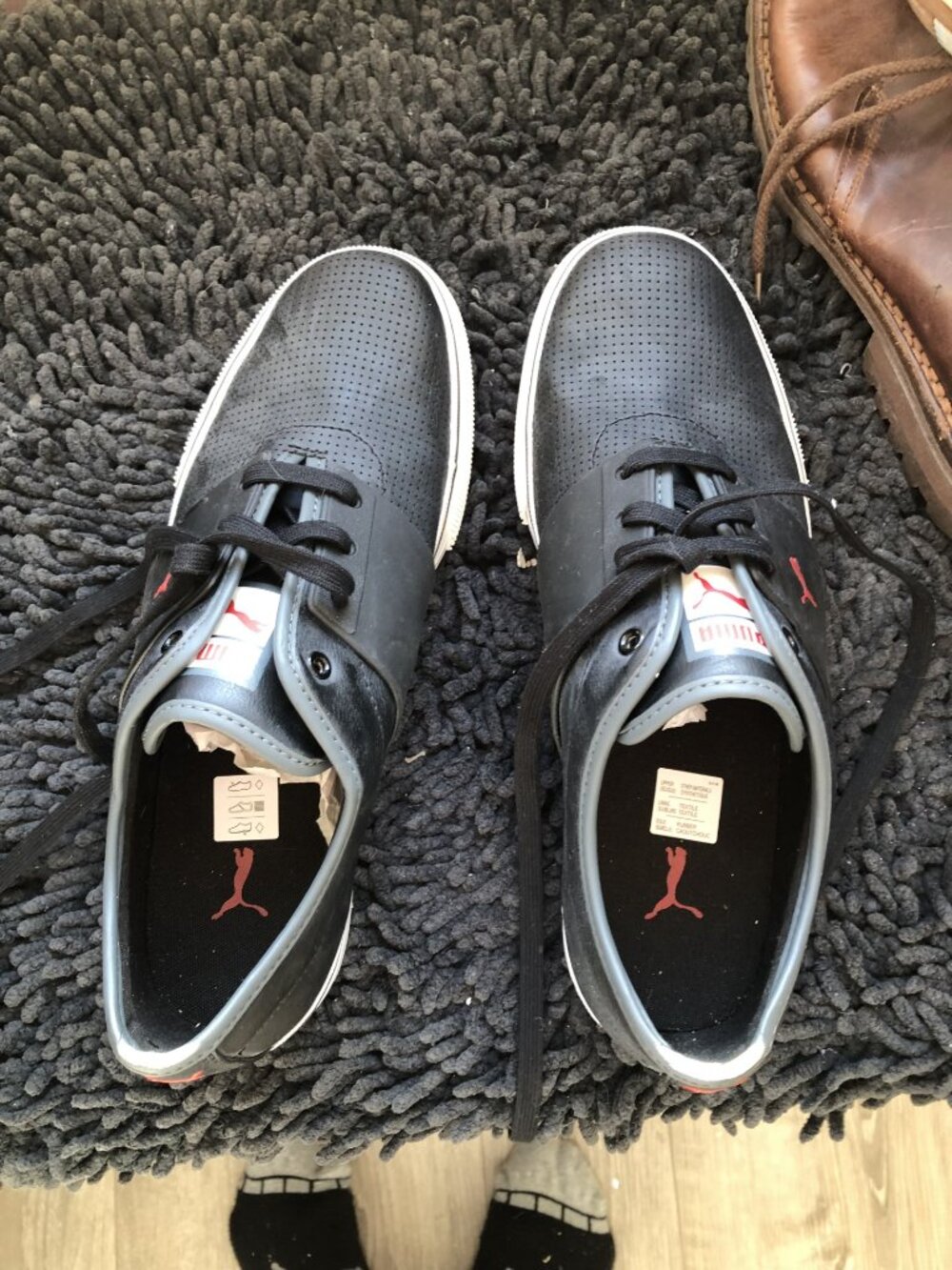 Puma Black leather